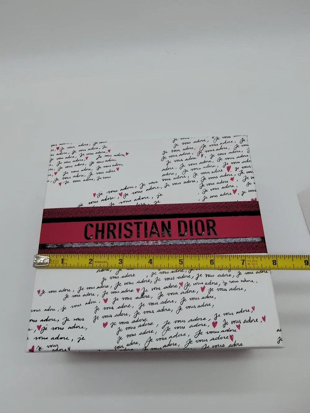 DIOR Je Vous Adore Valentine Gift Box Pink Packaging Card Set Limited Edition